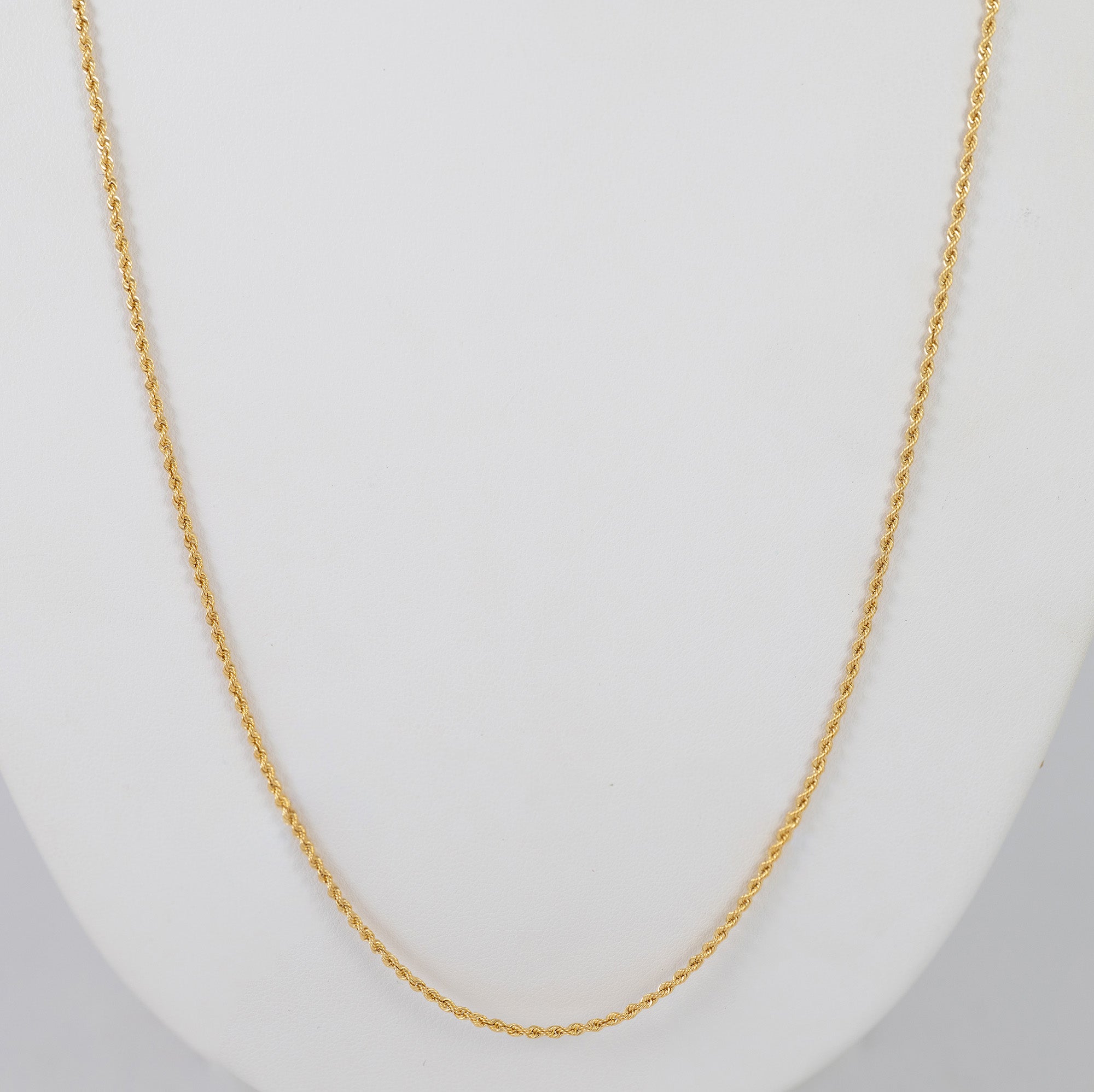 Cadena cordón oro 18k 750 60cm