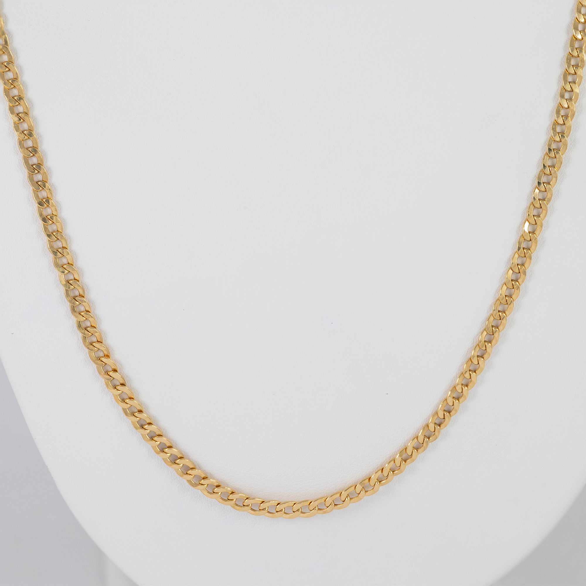 Cadena barbada oro 18k 750 60cm