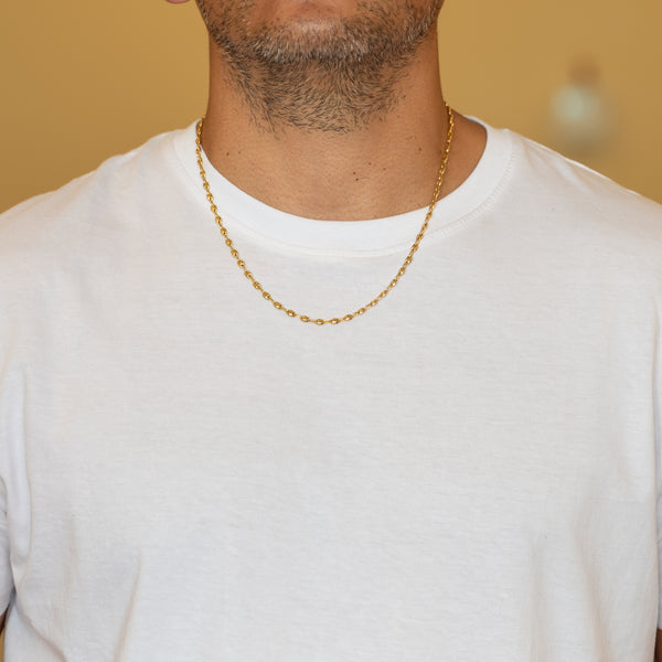 Cadena calabrote oro 18k 750 50cm