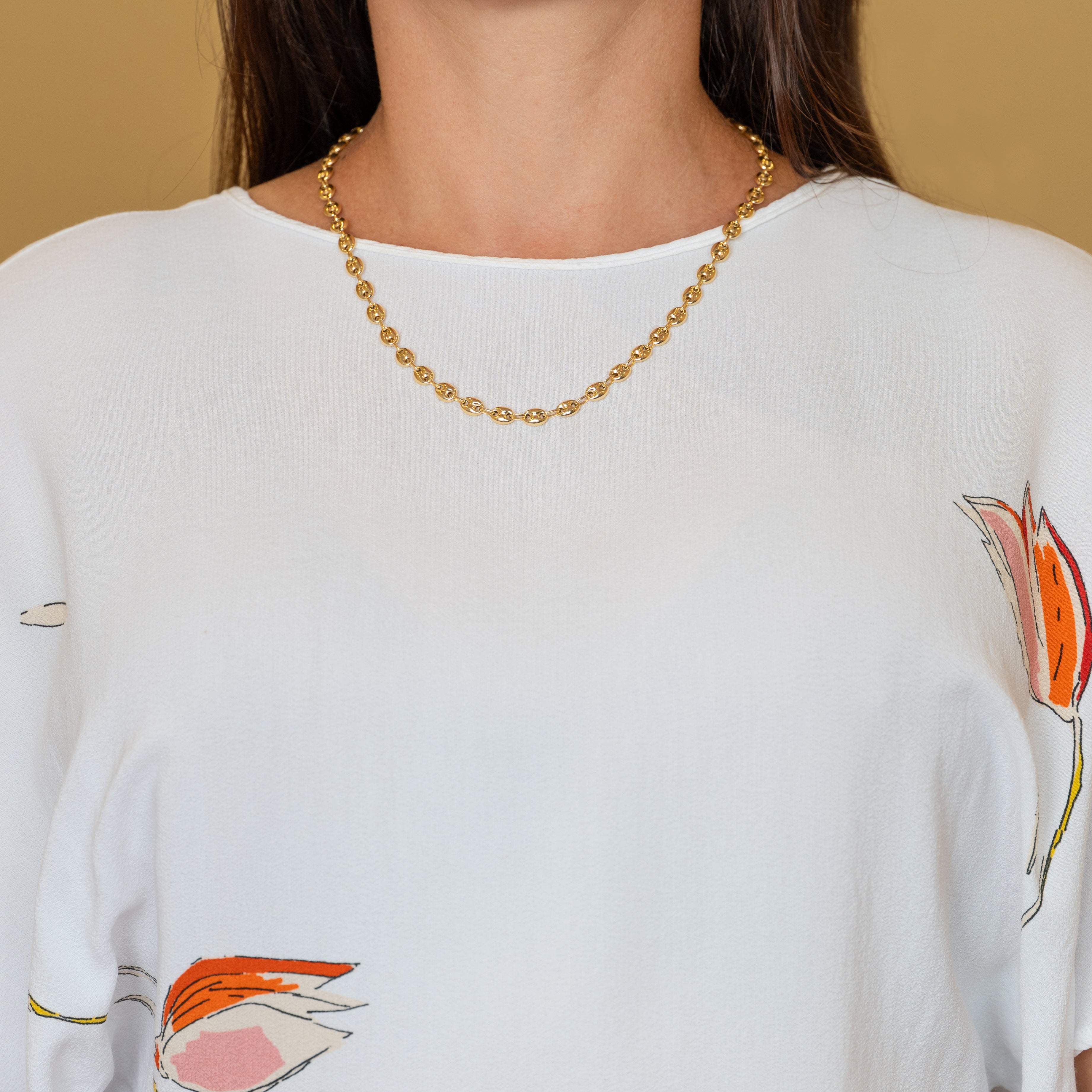 Cadena calabrote oro 18k 750 50cm