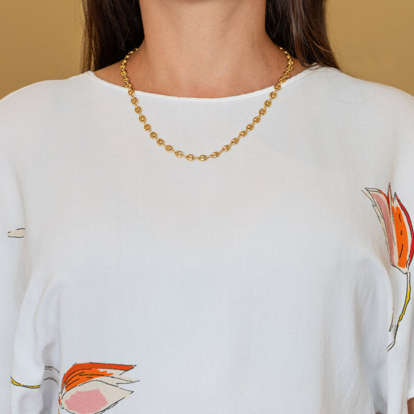 Cadena calabrote oro 18k 750 50cm