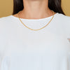Cadena cordón oro 18k 750 50cm