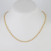Cadena calabrote de oro 18k 750 50cm