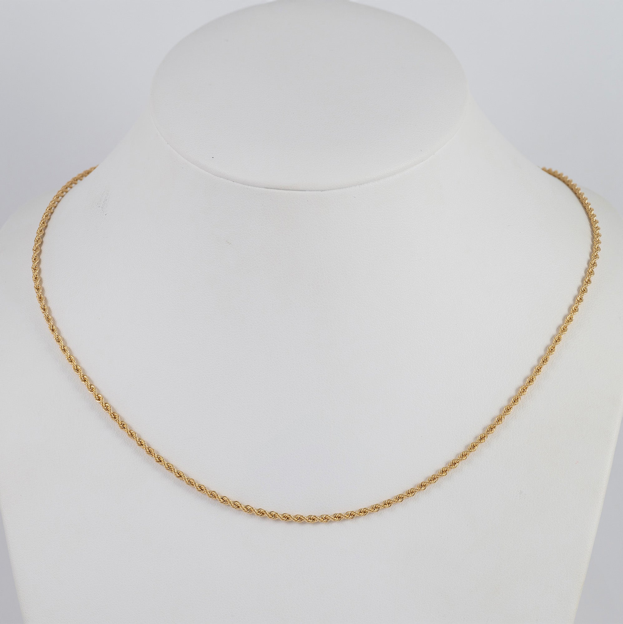 Cadena cordón oro 18k 750 50cm