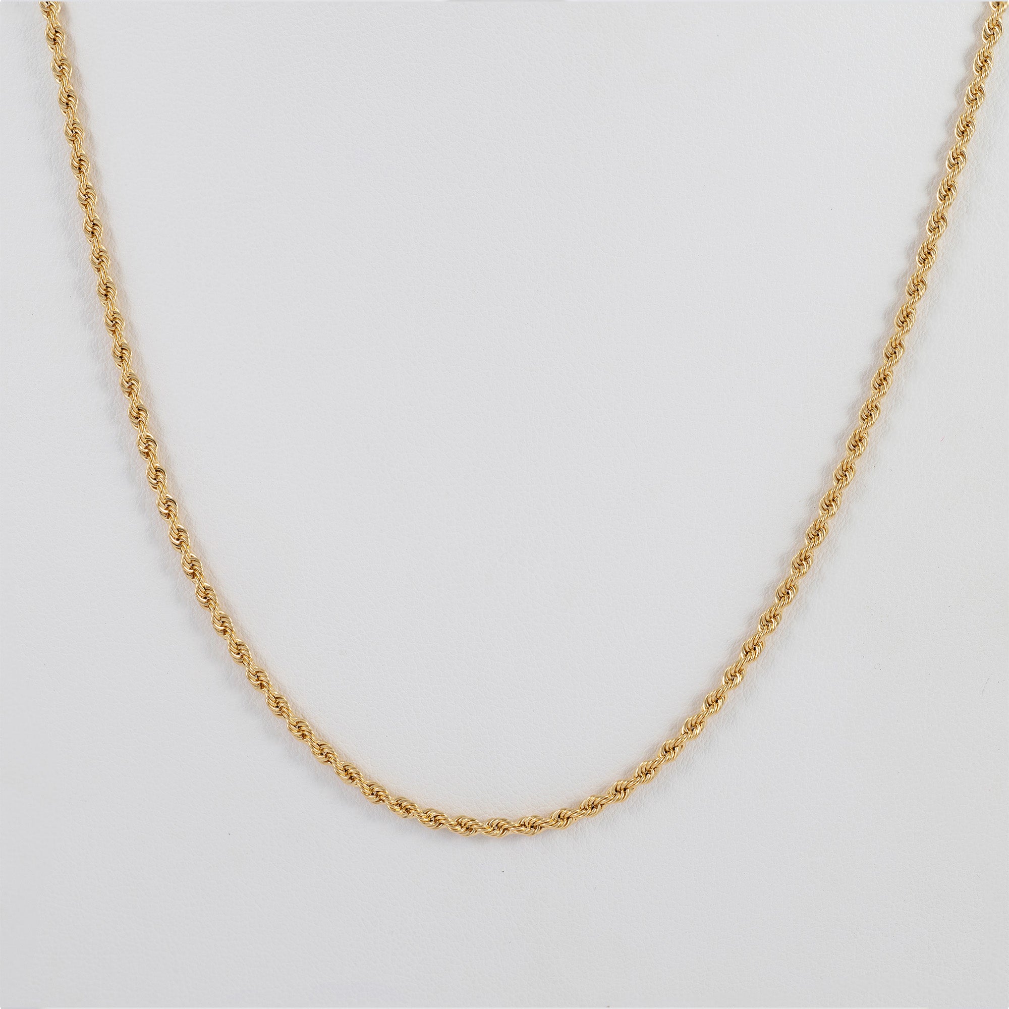 Cadena cordón oro 18k 750 50cm