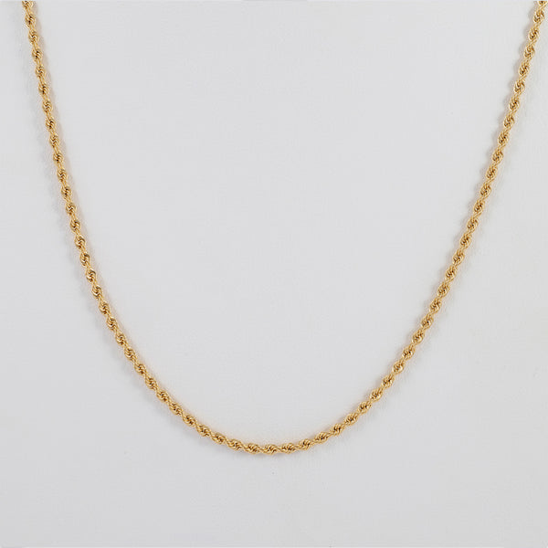 Cadena cordón oro 18k 750 50cm