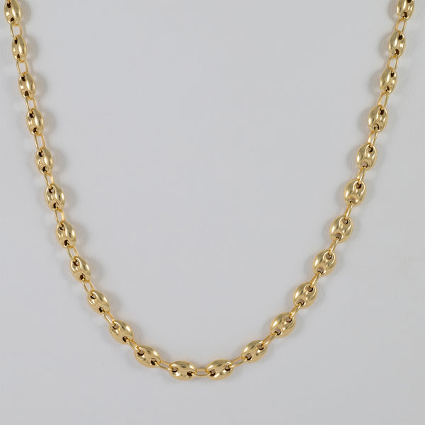 Cadena calabrote oro 18k 750 50cm
