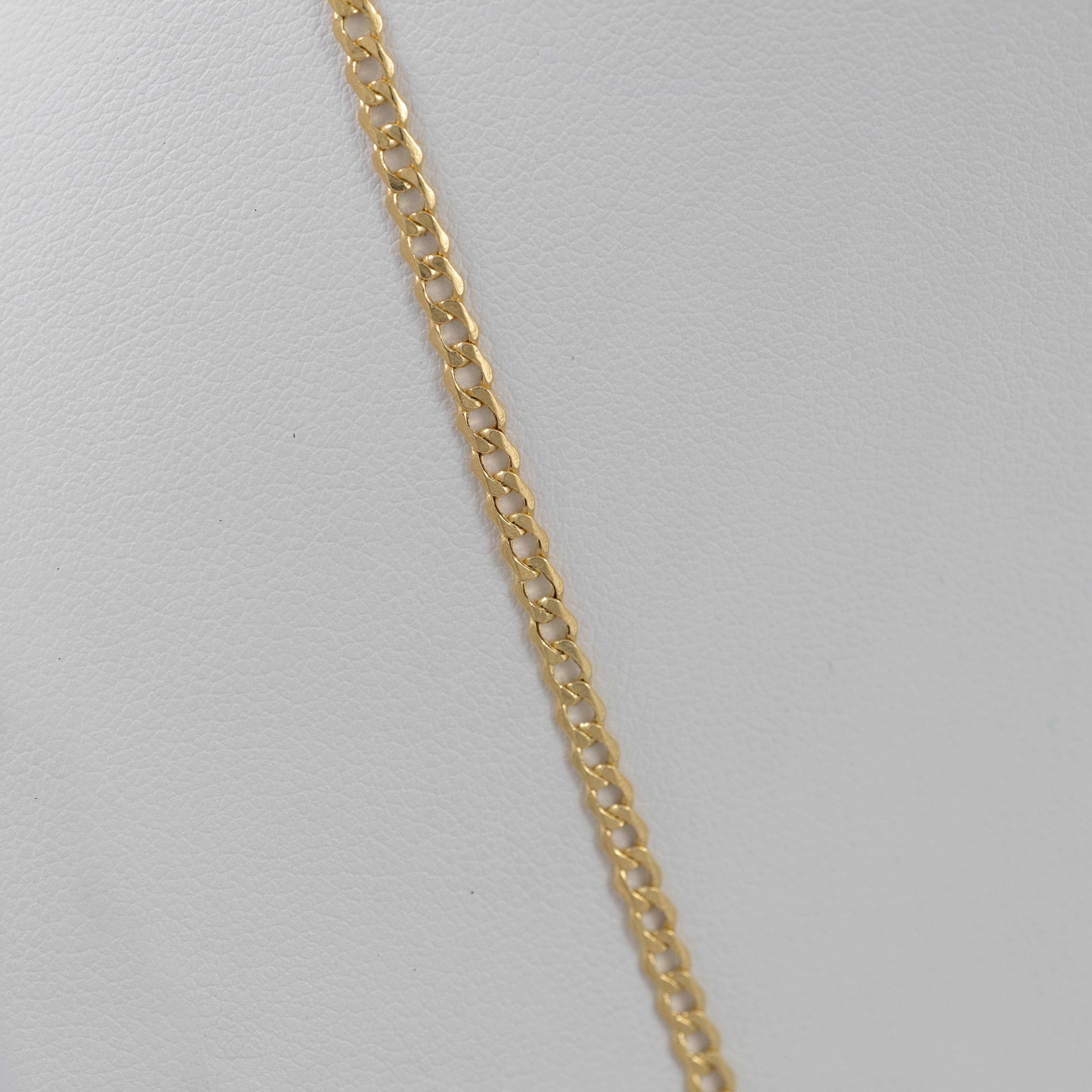 Cadena barbada oro 18k 750 60cm