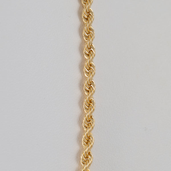 Cadena cordón oro 18k 750 50cm
