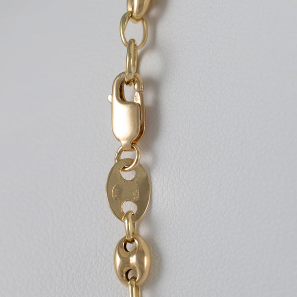 Cadena calabrote oro 18k 750 50cm