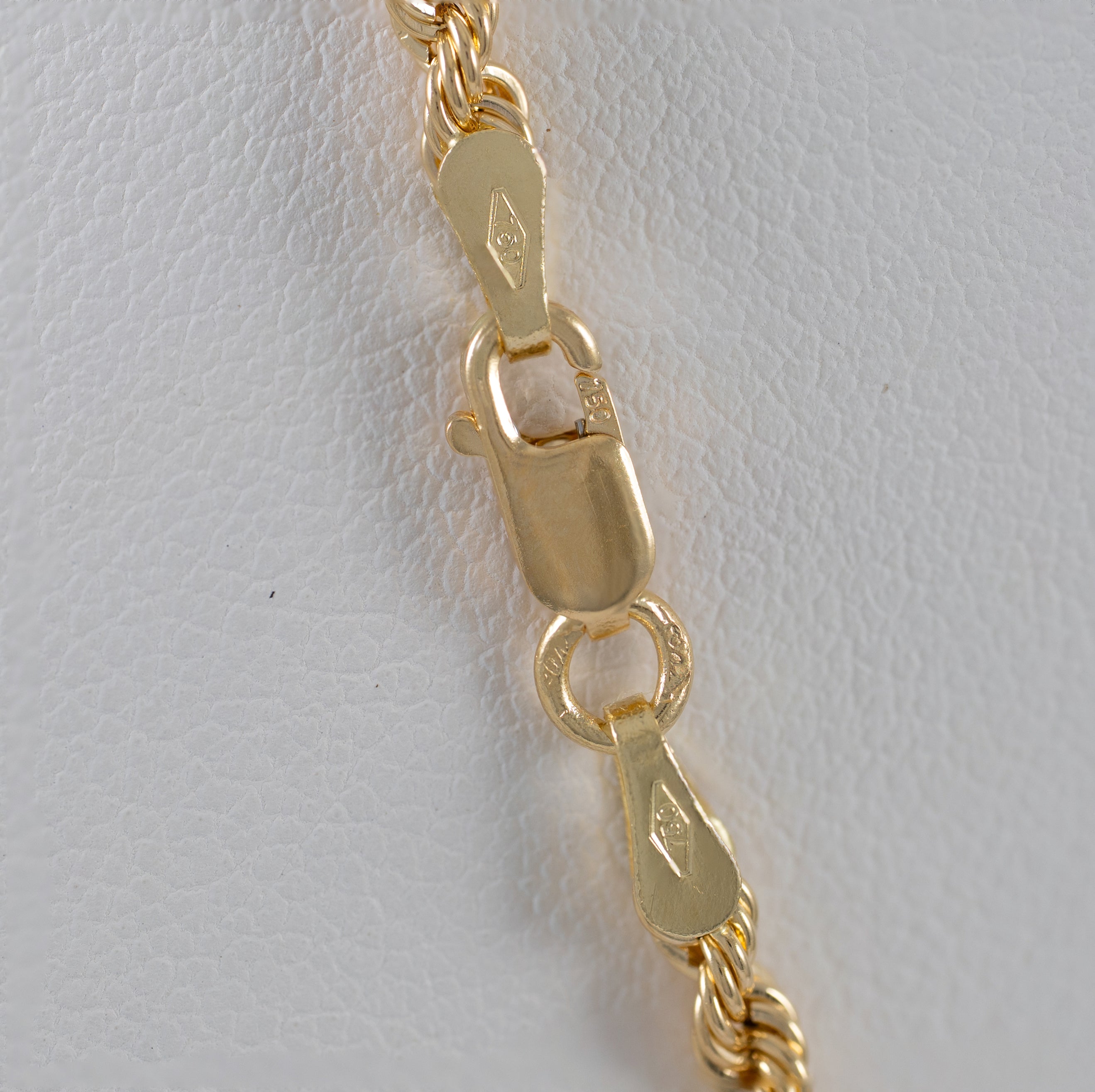 Cadena cordón oro 18k 750 60cm