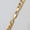 Cadena barbada de oro amarillo 18k 60cm