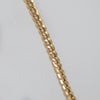 Cadena barbada de oro amarillo 18k 60cm