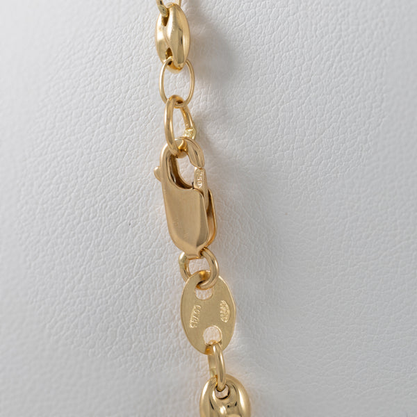 Cadena calabrote oro 18k 750 60cm