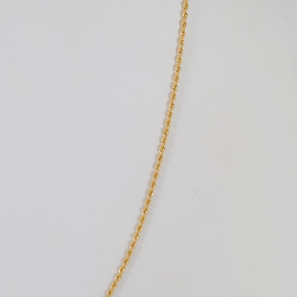 Cadena cordón oro 18k 750 50cm
