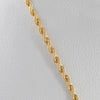 Cadena cordón oro 18k 750 60cm