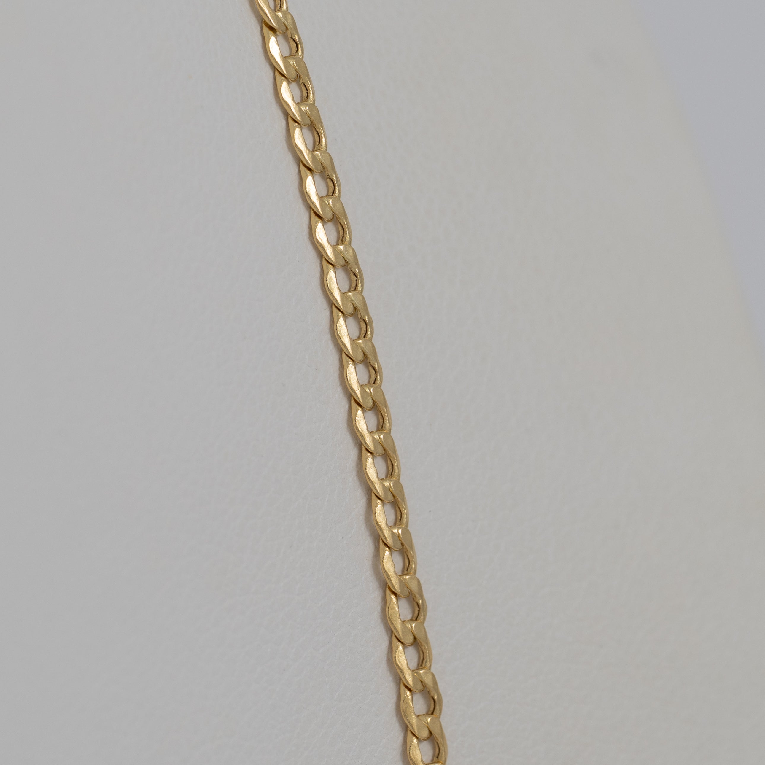 Cadena barbada oro 18k 750 60cm