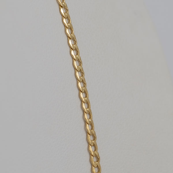 Cadena barbada oro 18k 750 60cm