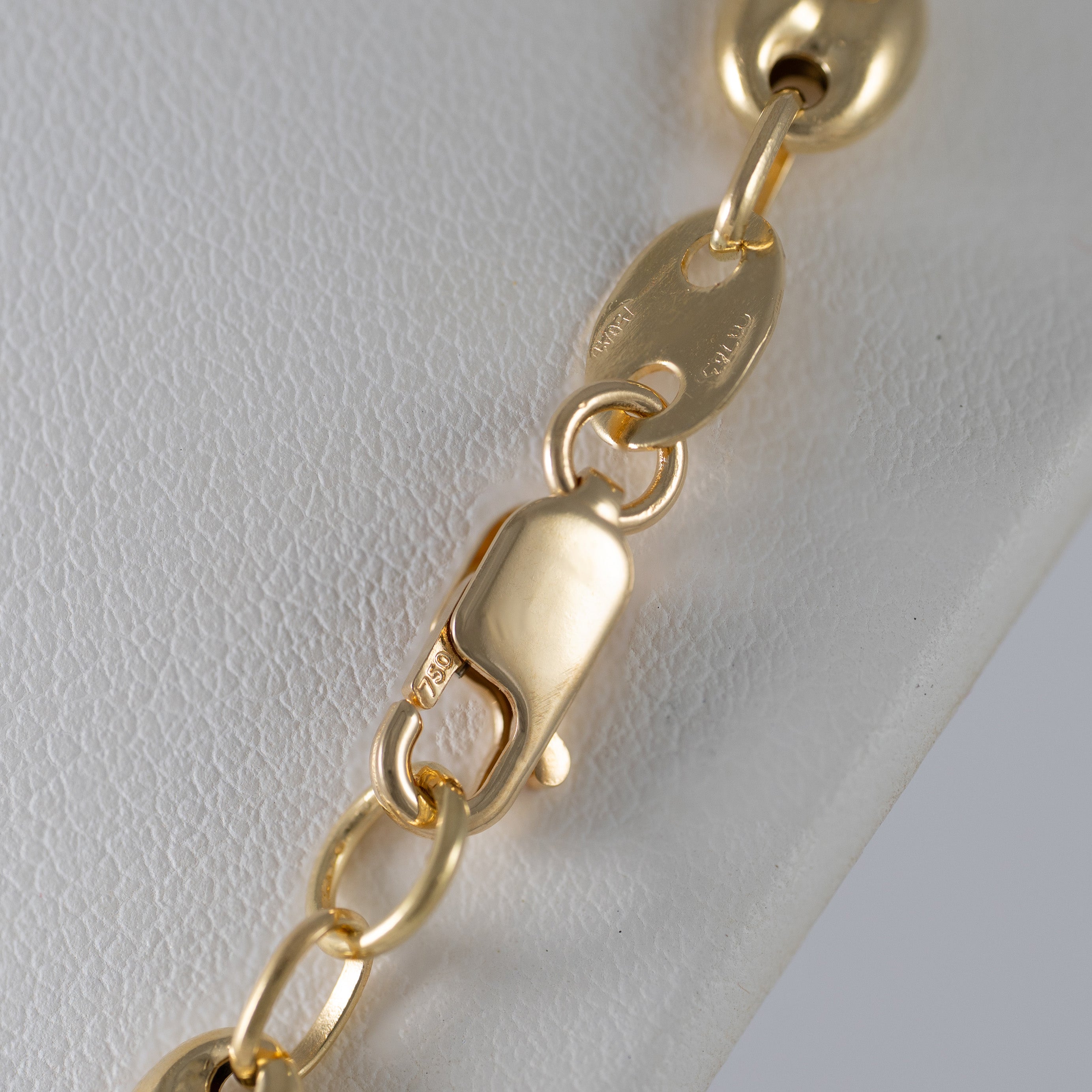 Cadena calabrote oro 18k 750 50cm