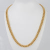 Cadena barbada de oro 18k 750 60cm