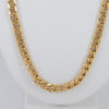 Cadena barbada de oro 18k 750 60cm