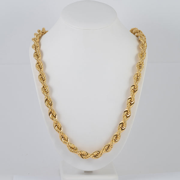 Cadena cordón oro 18k 750 70cm