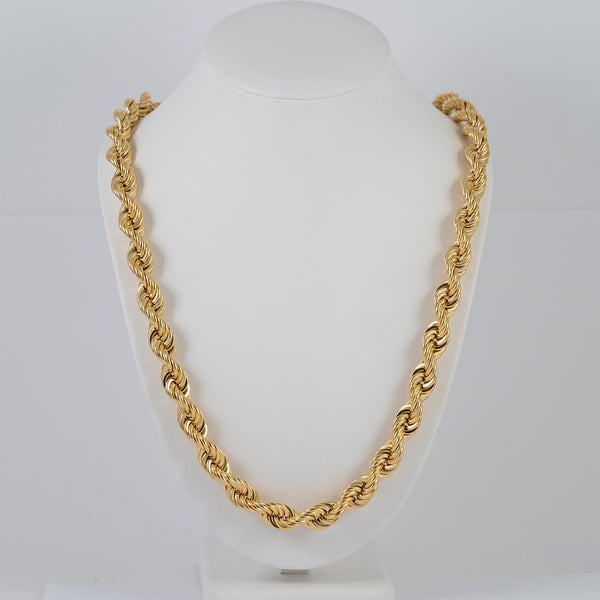 Cadena cordón oro 18k 750 60cm