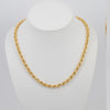 Cadena cordón oro 18k 750 50cm