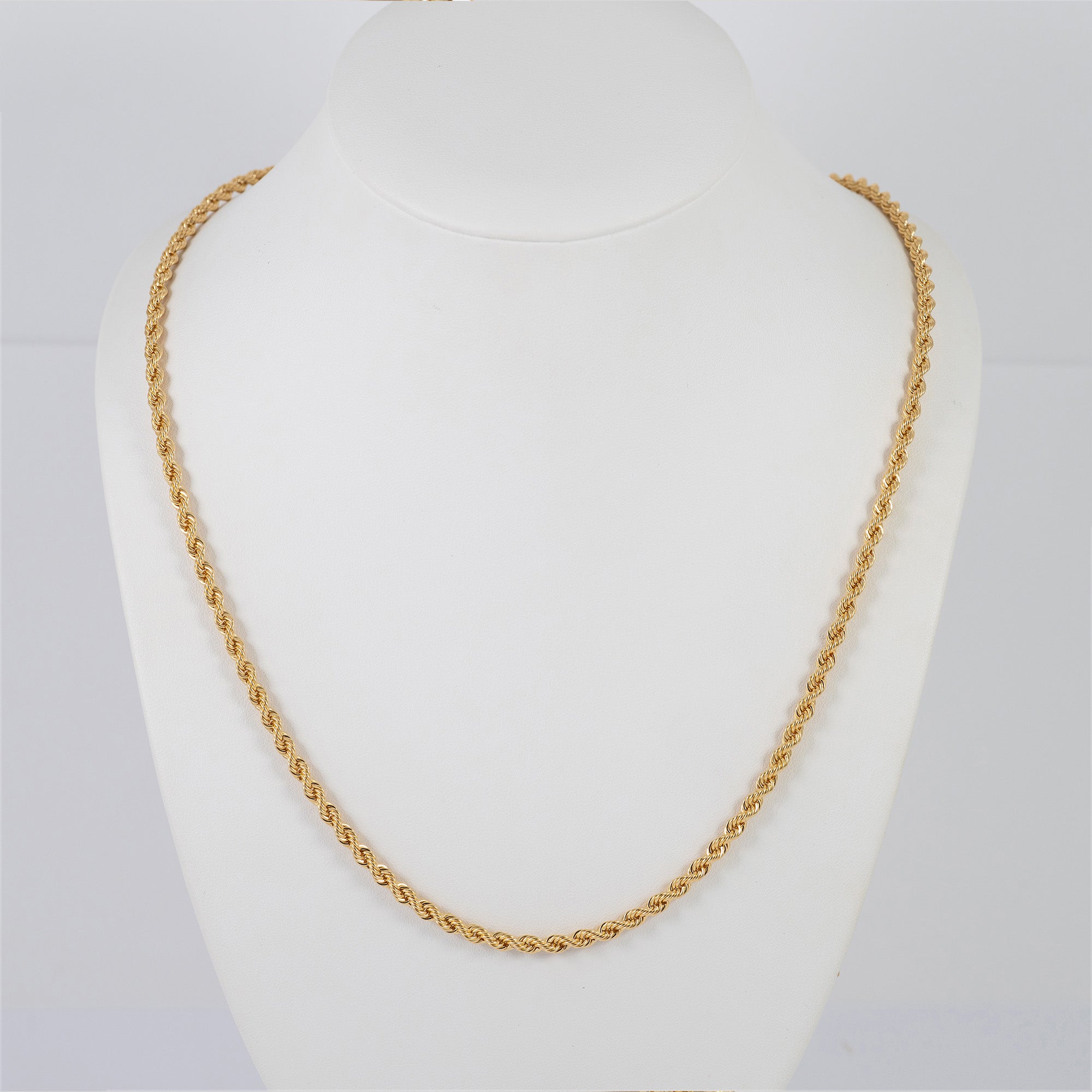 Cadena cordón oro amarillo 18k 60cm