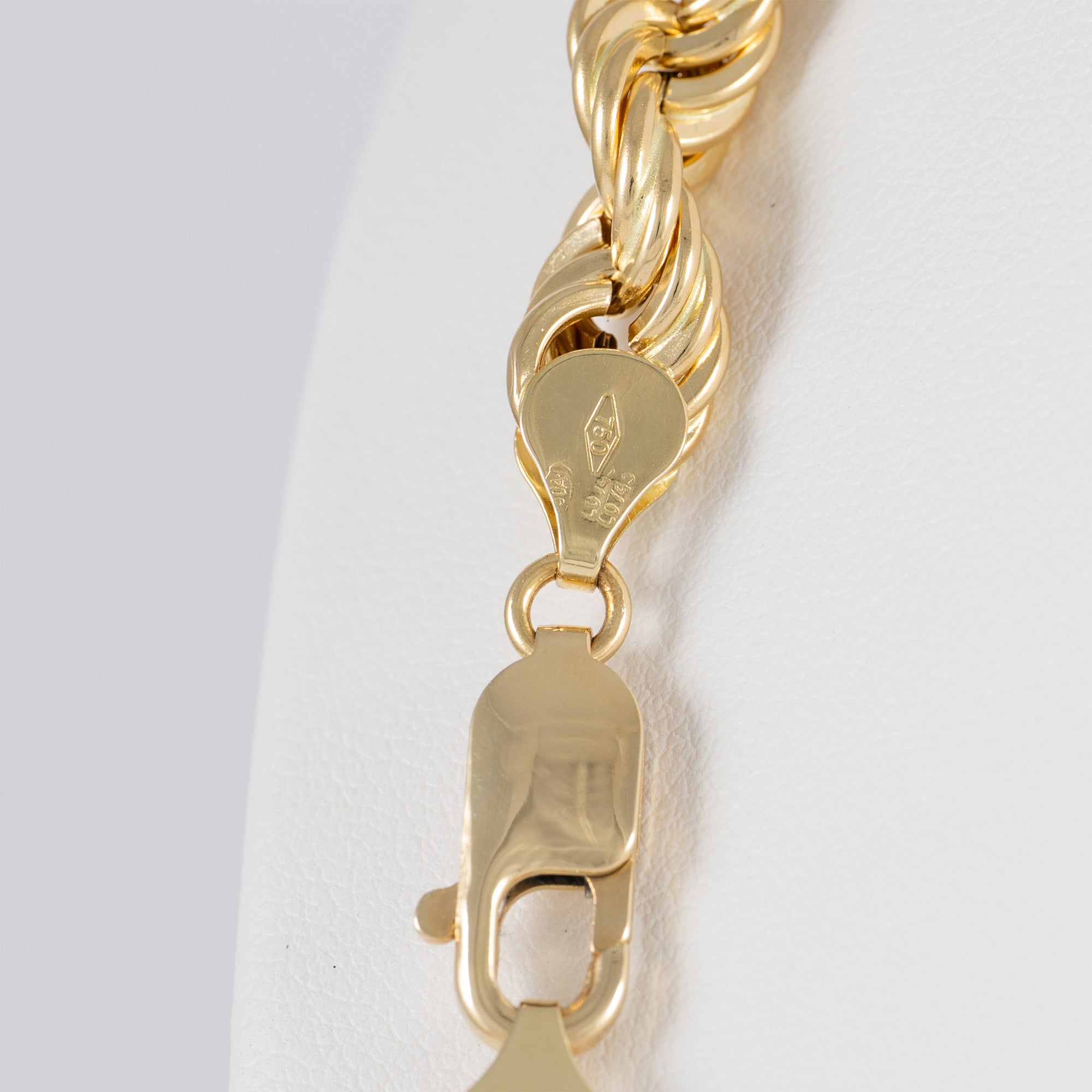 Cadena cordón oro 18k 750 60cm