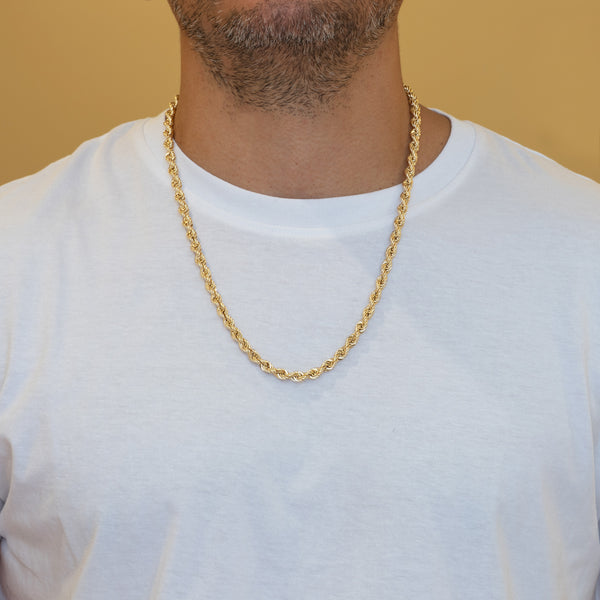 Cadena cordón oro 18k 750 60cm