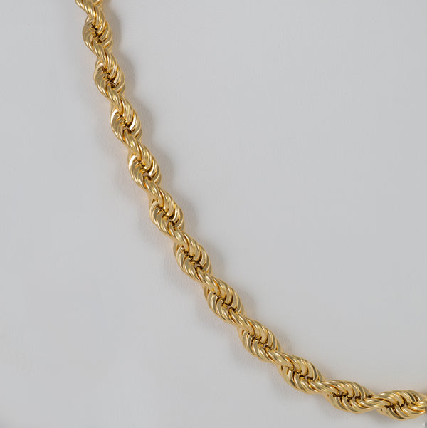 Cadena cordón oro 18k 750 50cm