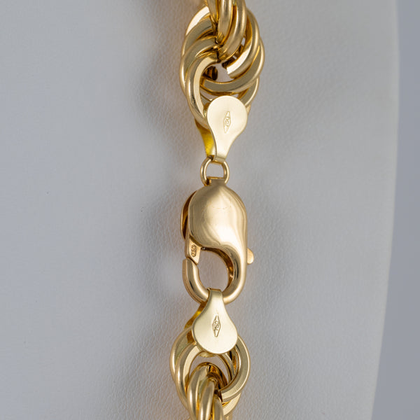 Cadena cordón oro 18k 750 70cm