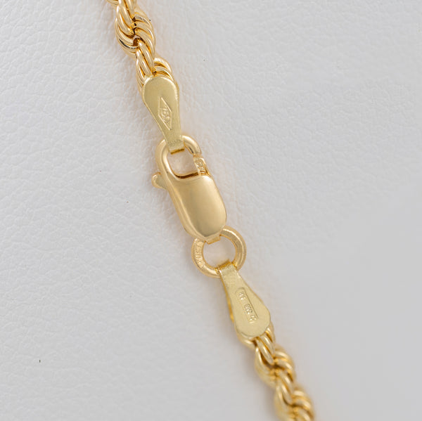 Cadena cordón oro 18k 750 50cm