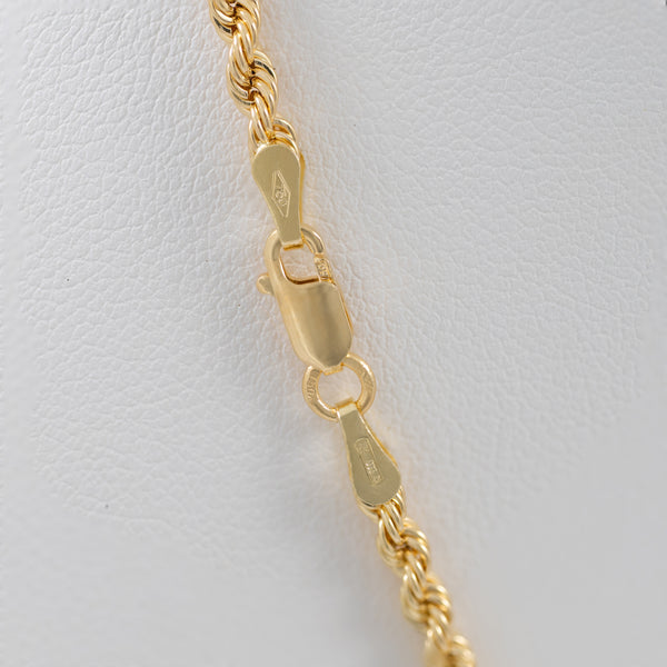 Cadena cordón oro 18k 750 50cm