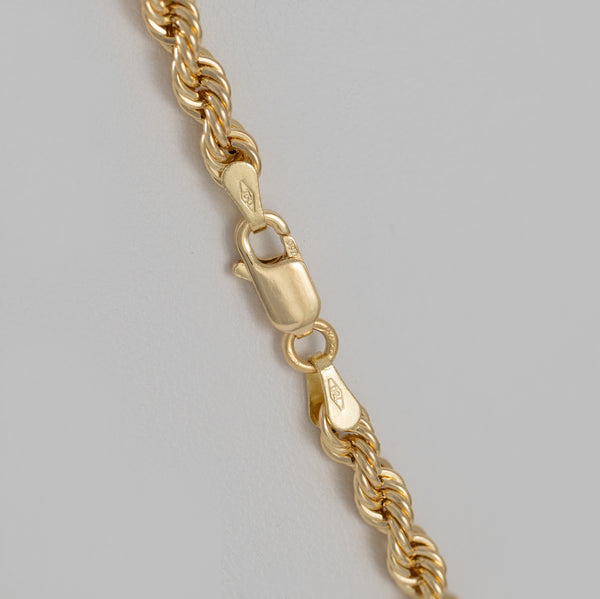 Cadena cordón oro amarillo 18k 60cm