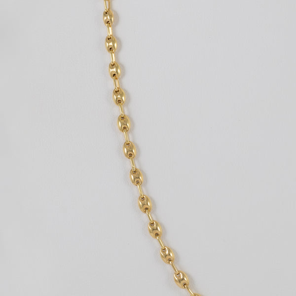 Cadena calabrote de oro 18k 750 50cm