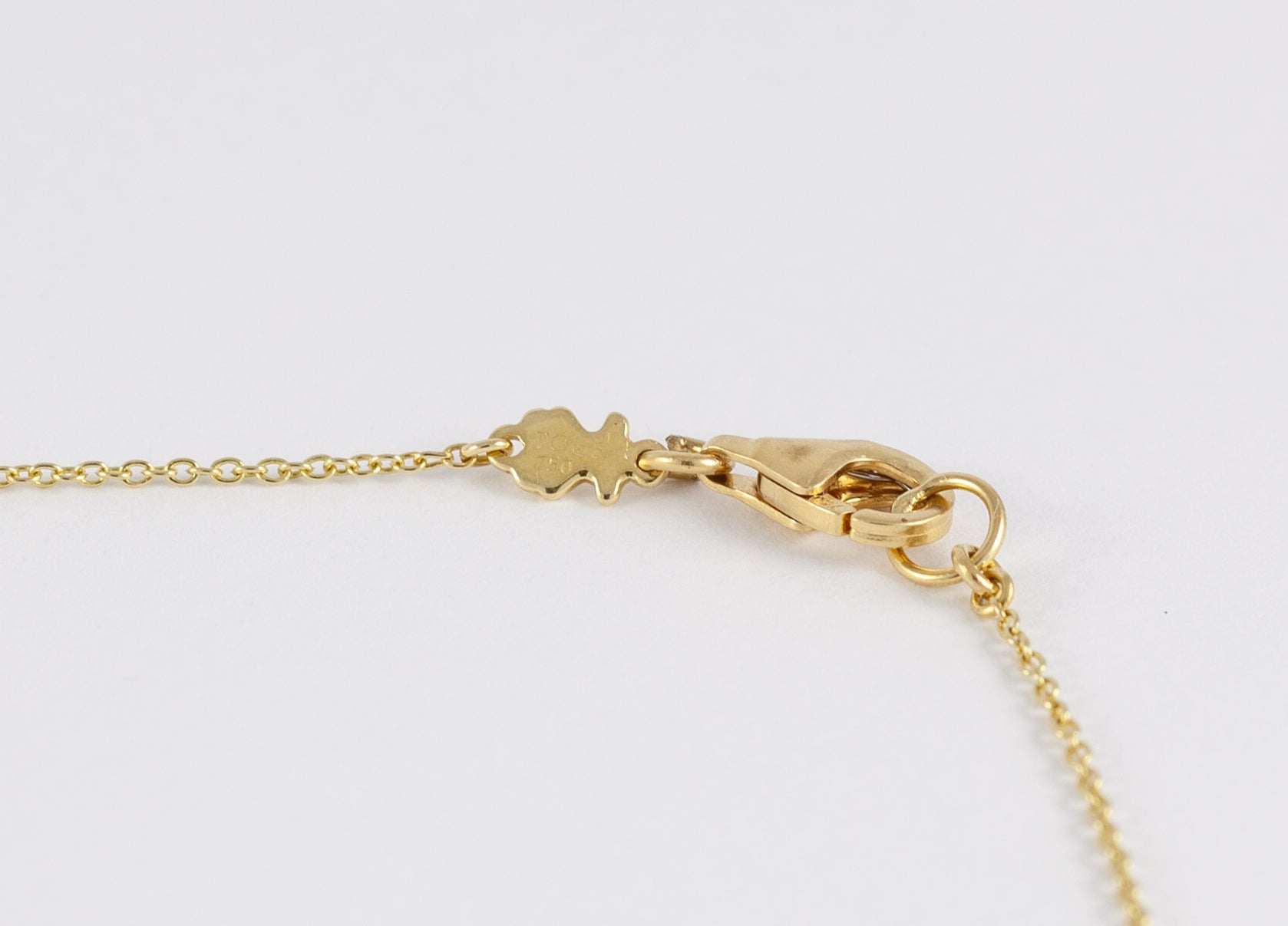 Collar Tous en oro amarillo 18k con gemas y diamantes Gem Power
