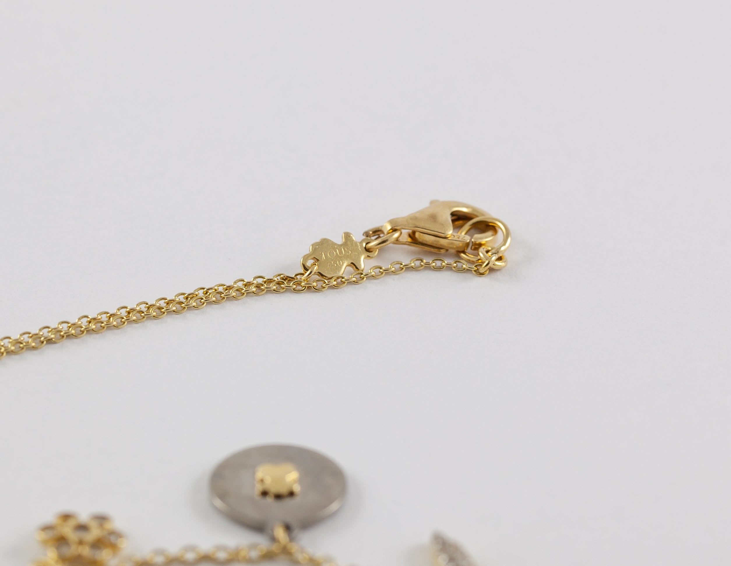 Collar Tous en oro amarillo 18k con gemas y diamantes Gem Power