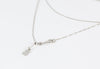 Cadena Tous ajustable en oro blanco 18k con colgante oso