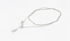 Cadena Tous ajustable en oro blanco 18k con colgante oso