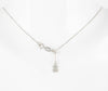 Cadena Tous ajustable en oro blanco 18k con colgante oso