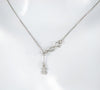 Cadena Tous ajustable en oro blanco 18k con colgante oso