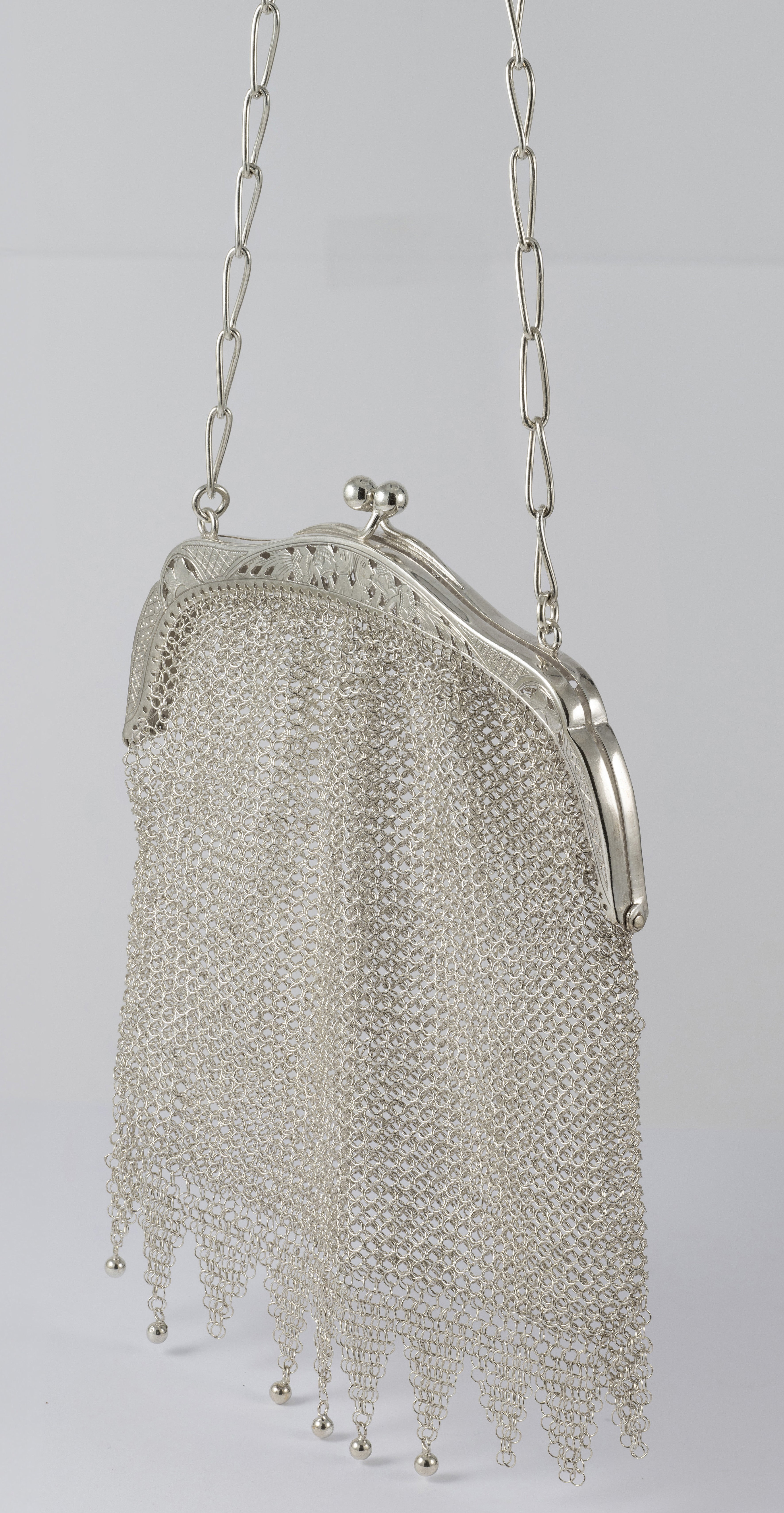 Cartera antigua de plata