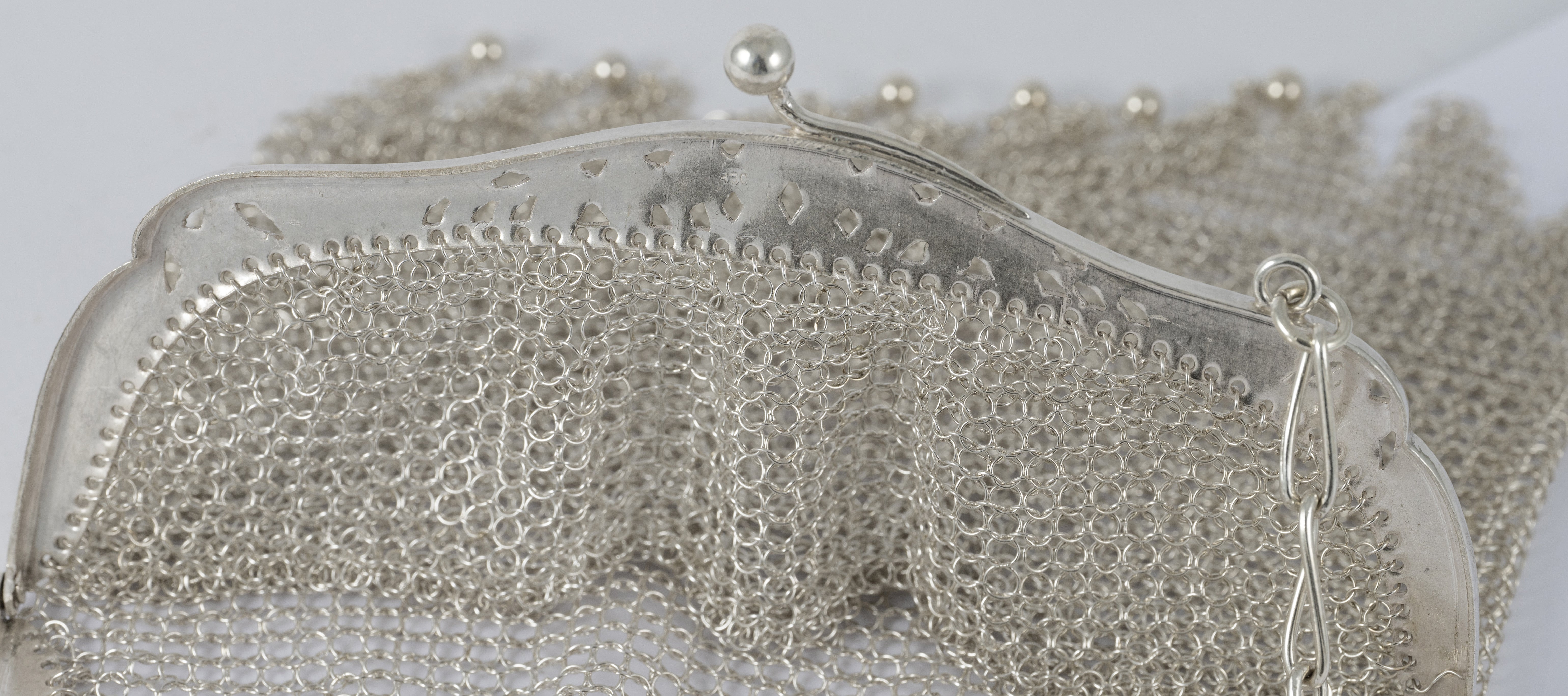 Cartera antigua de plata