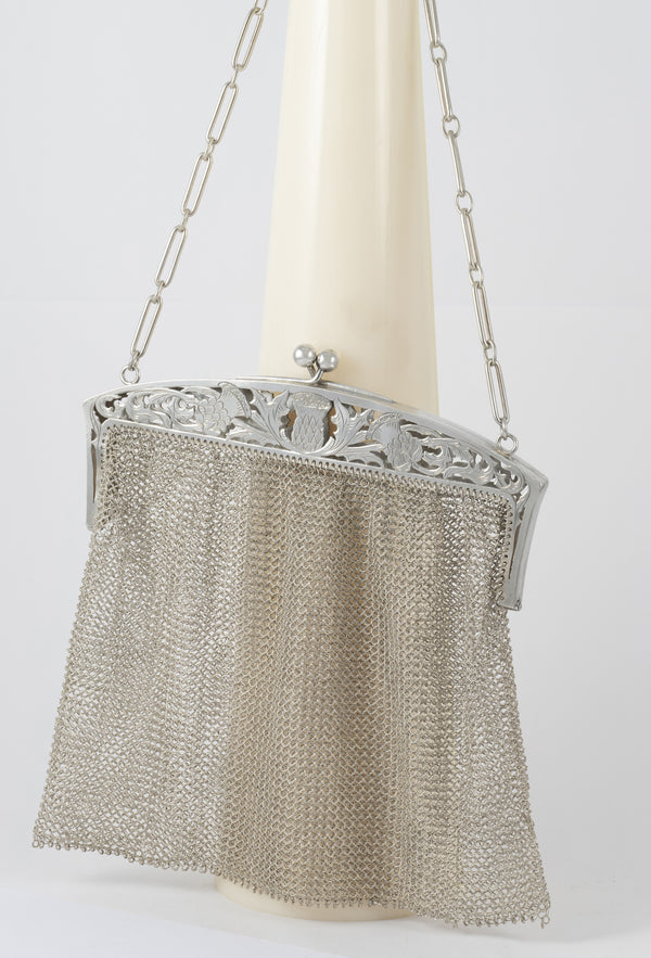 Cartera antigua de plata