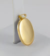 Colgante en oro amarillo 18k y porcelana esmaltada