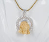 Colgante Cristo de oro 18k 750