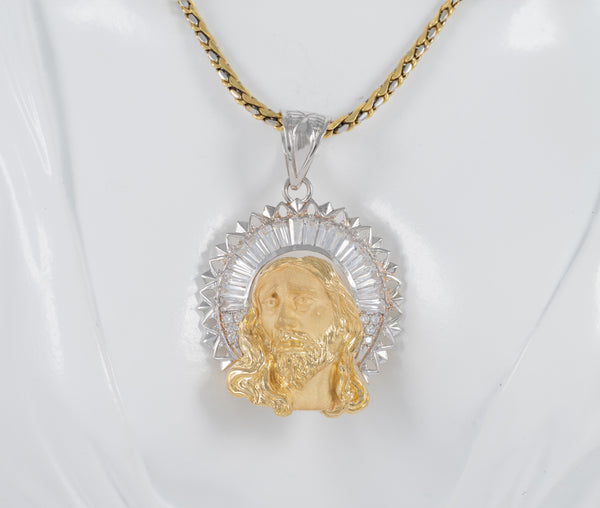 Colgante Cristo de oro 18k 750