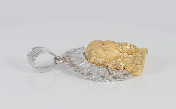 Colgante Cristo de oro 18k 750